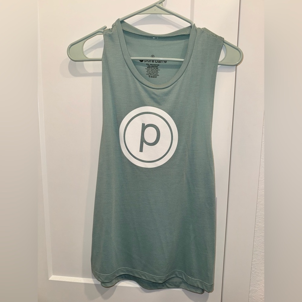 **NWT** PURE BARRE Sage Muscle Tank